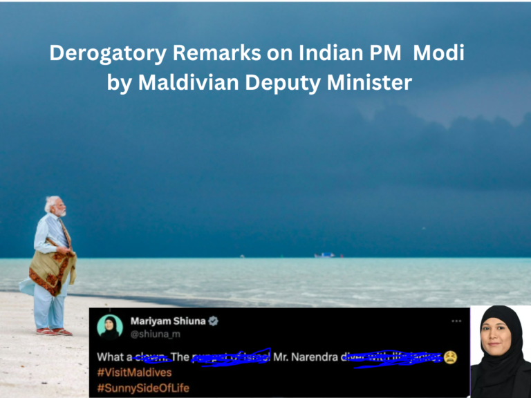 Maldives suspended 3 Ministers after Derogatory Remarks on Indian PM Modi