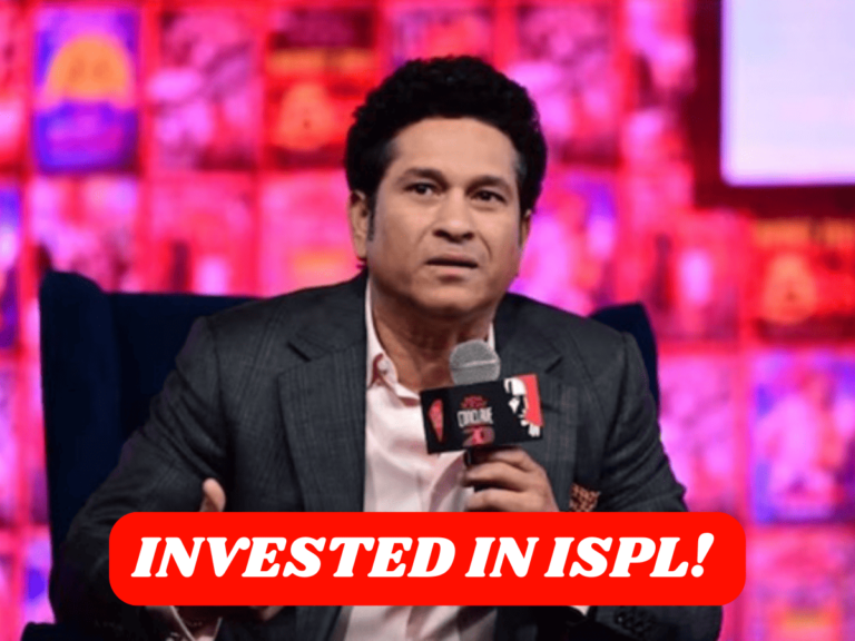 Cricket Legend Sachin Tendulkar Makes Investment in Indian Street Premier League (ISPL)